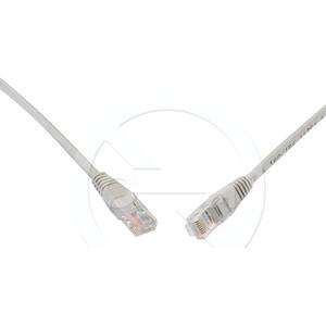 C6-155GY-0,5MB - Solarix patch kabel CAT6 UTP PVC, 0,5m