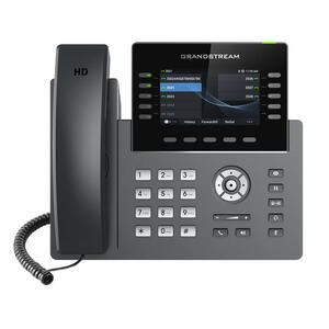 GRP2615 - Grandstream VoIP telefon, LCD, 5x SIP účty, WiFi, Bluetooth, USB,  PoE