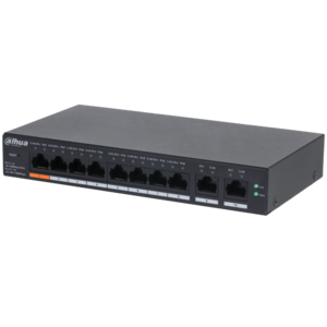 CS4010-8ET-60 - Cloud MNG PoE switch, 8 x PoE, 2 x Gb uplink, 65 W, police/nástěnné