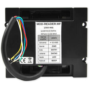 MOD-READER-MF - sys. Mifare13,56 MHz čtečka, výstup W26 - 2