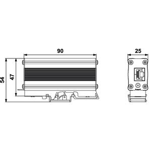 DL-1G-RJ45-PoE-AB - přepěťová ochrana pro Ethernet - 2