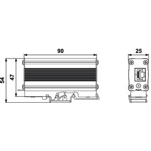 DL-10G-RJ45-PoE-AB - přepěťová ochrana pro Ethernet - 2