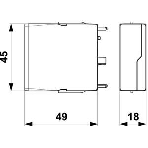 DA-NPE V/0 - náhradní modul pro DA-275 V/x+1 - 2