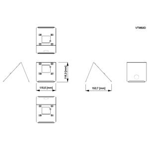 VTM59D - stojan pro 7" vnitřní jednotky DAHUA - 3