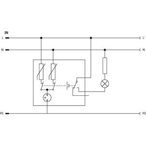 RACK-PROTECTOR-X8-1U - 19" napájecí panel, 1U, 8 x 230 V, přepěťová ochrana - 3