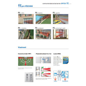 FTN-ST - venkovní, PIR, pet, dosah 2/5 m, záclona - 6